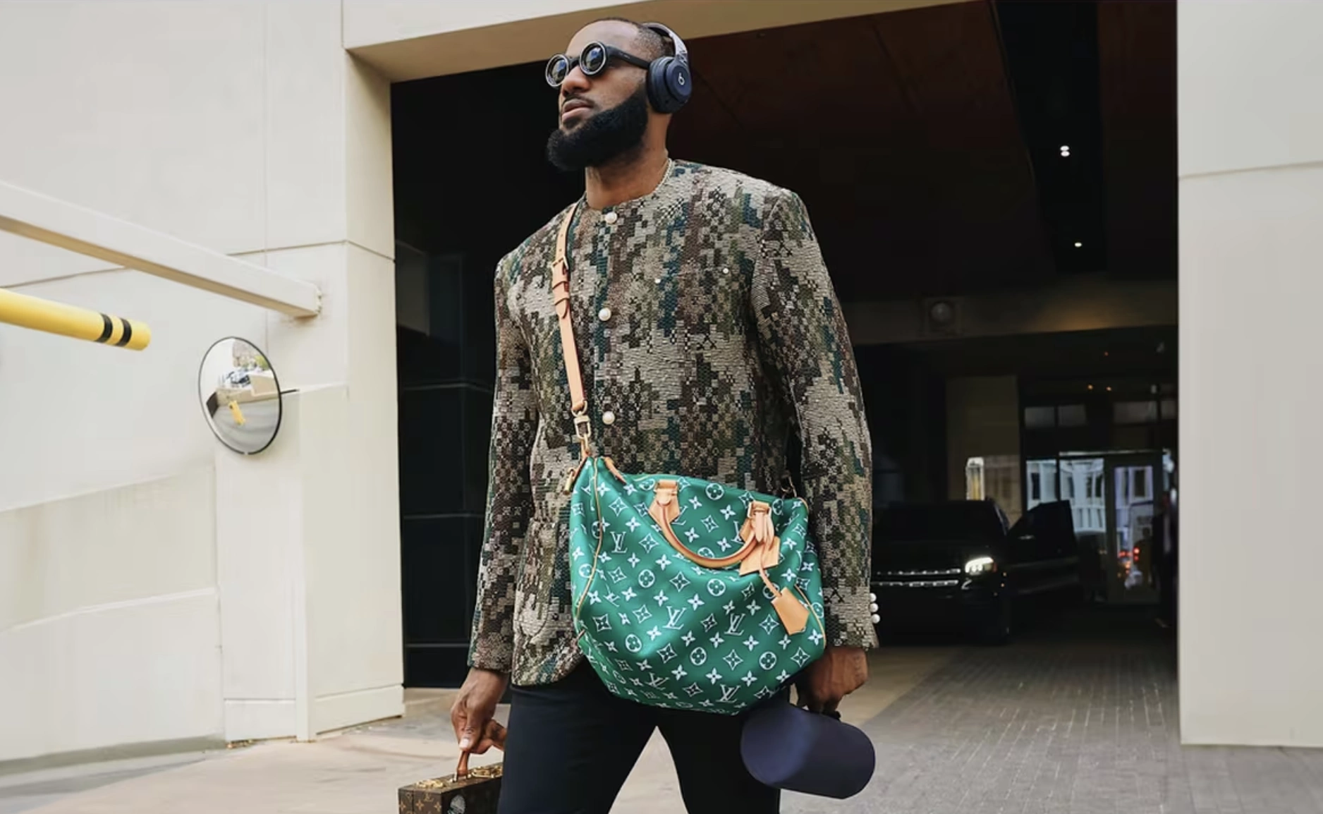 the tie-up between Louis Vuitton and LeBron James